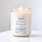 Unpaid Therapist Script Candle - The Dancing Wick