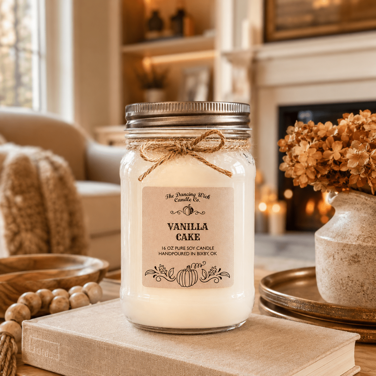 Vanilla Cake - Fall Candle - The Dancing Wick