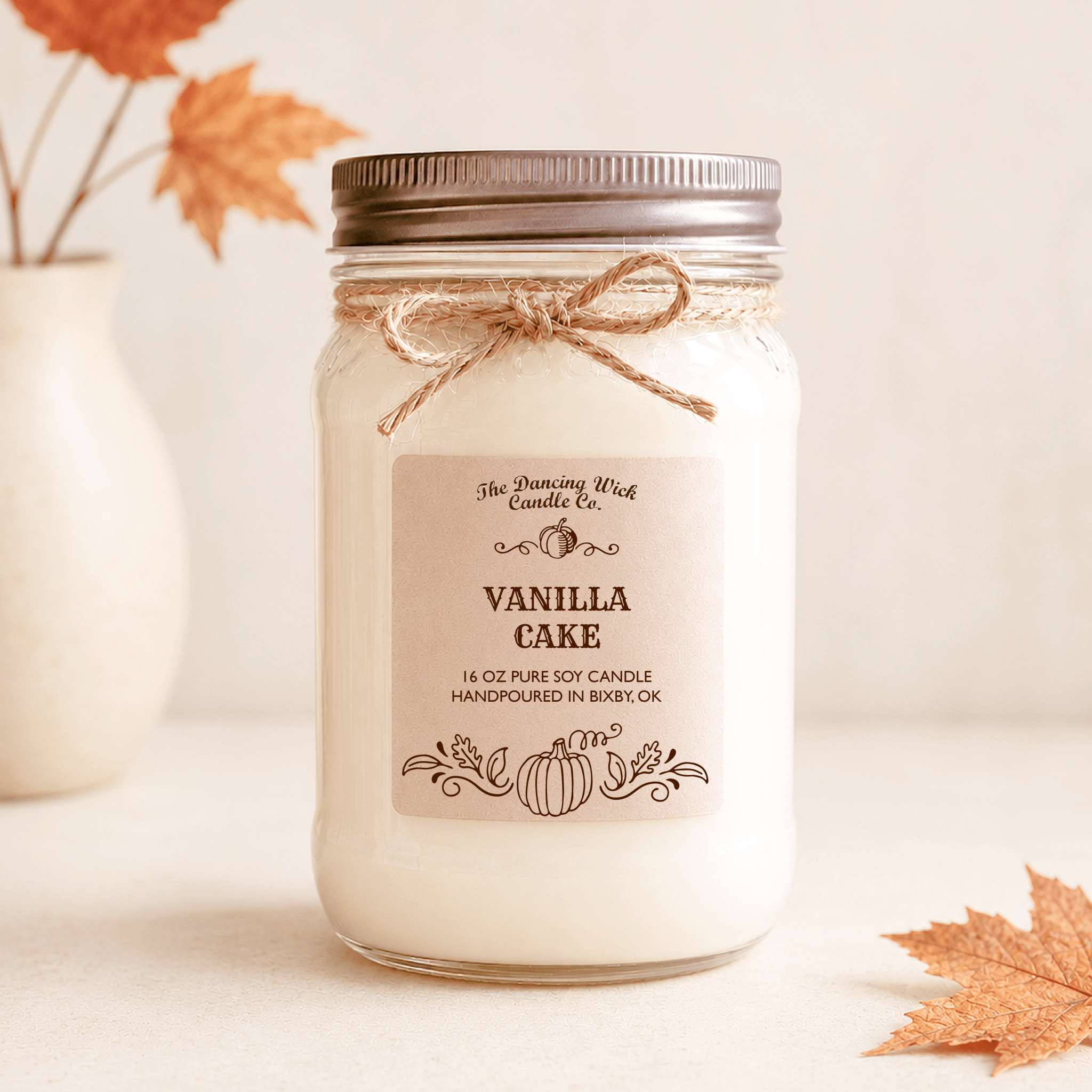 Vanilla Cake - Fall Candle - The Dancing Wick