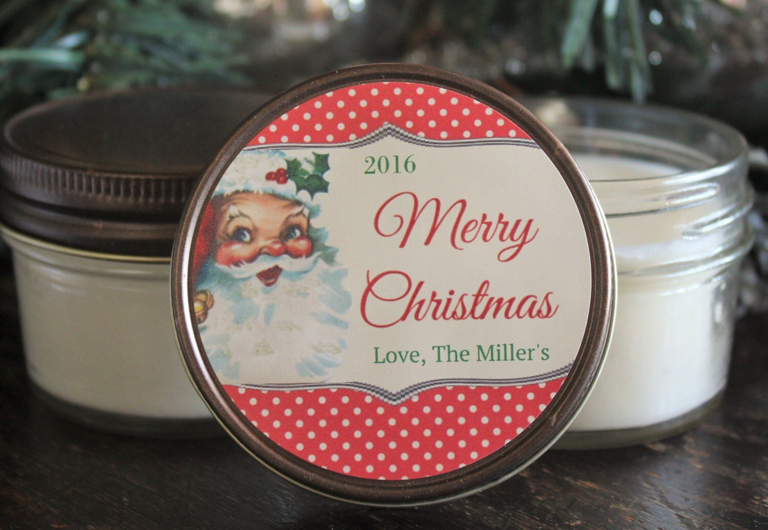 Vintage Santa Favor - The Dancing Wick