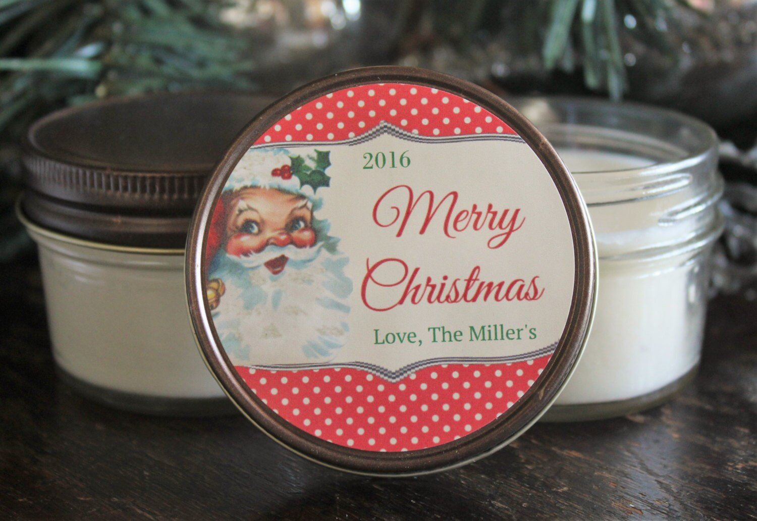 Vintage Santa Favor - The Dancing Wick