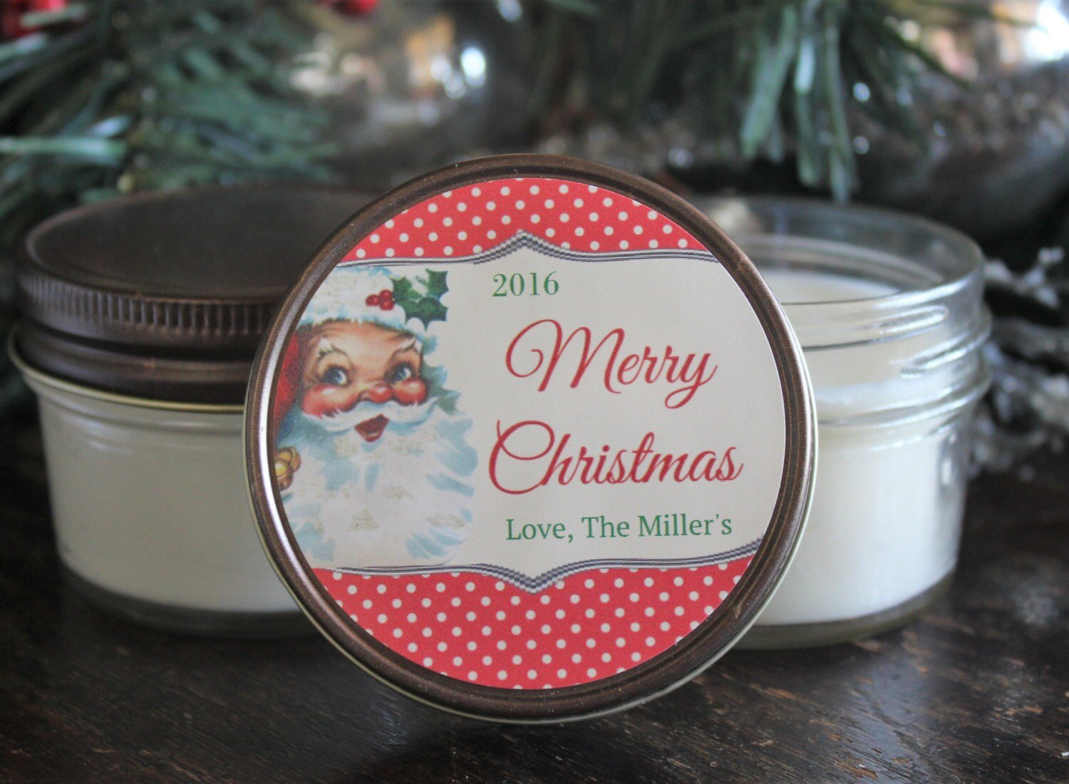 Vintage Santa Favor - The Dancing Wick