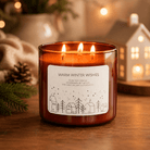 Warm Winter Wishes - 3 Wick Christmas Tumbler Candle - The Dancing Wick