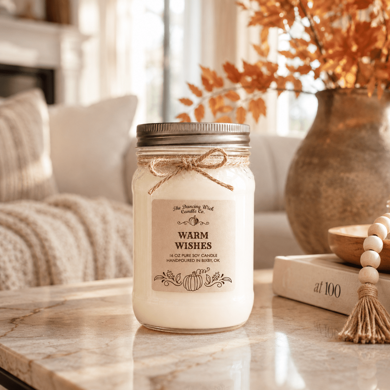 Warm Wishes - Fall Candle - The Dancing Wick