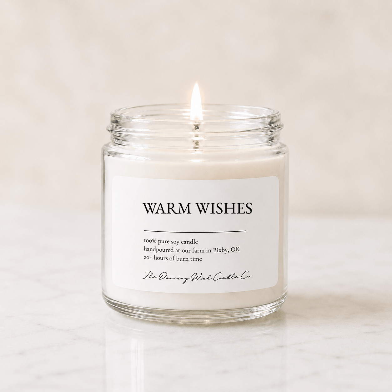 Warm Wishes - TDW Signature Candle - The Dancing Wick
