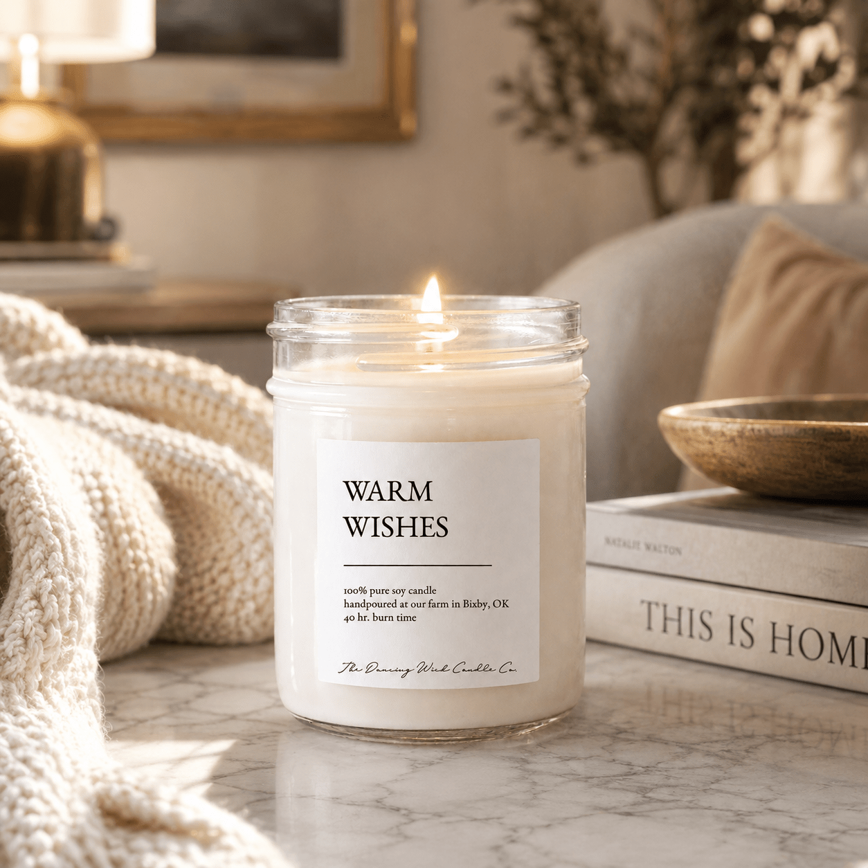Warm Wishes - TDW Signature Candle - The Dancing Wick
