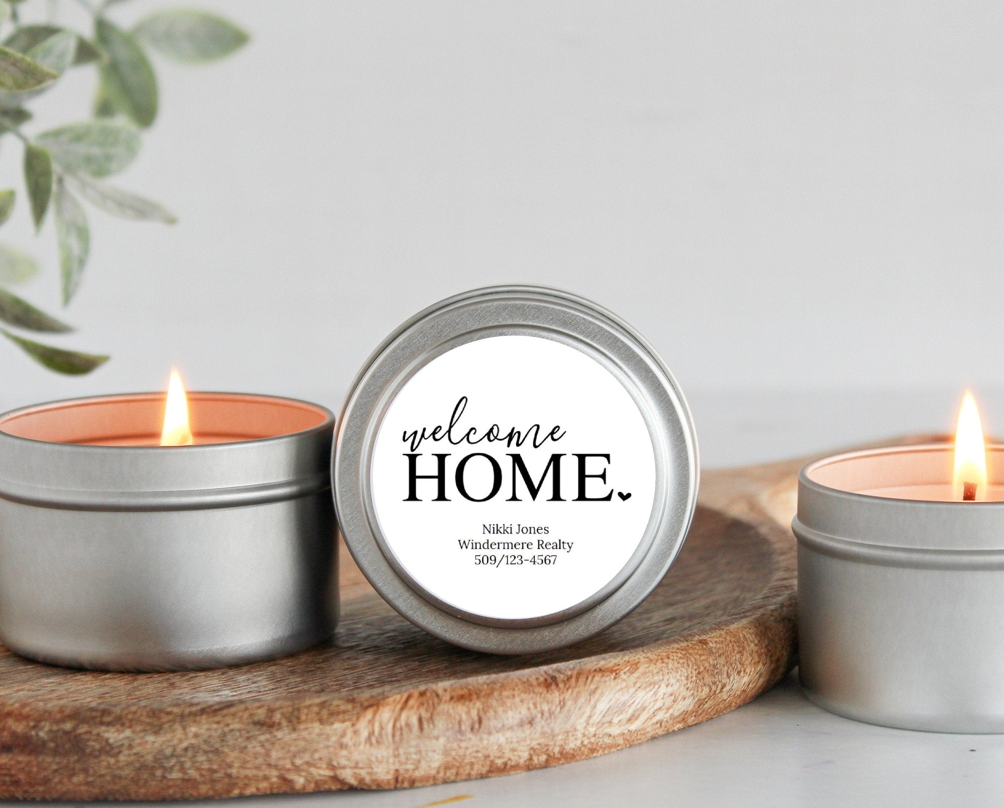 Welcome Home Tins - Set of 10 - The Dancing Wick