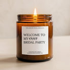 Welcome to My Cult Bridal Party Amber Candle - The Dancing Wick
