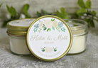 White, Green, & Gold Wedding Favor - The Dancing Wick