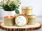 Wildflower Baptism Tins - Set of 10 - The Dancing Wick