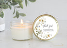 Wildflower Bridal Shower Favor Candles - The Dancing Wick
