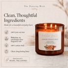 Winter Orange Spice - 3 Wick Fall Pumpkin Candle - The Dancing Wick