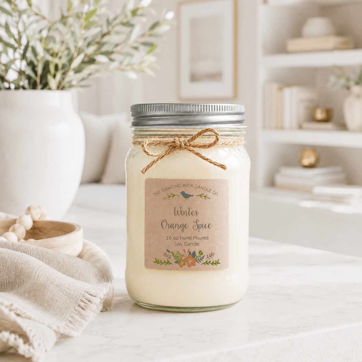 Winter Orange Spice - Spring TDW Candle - The Dancing Wick