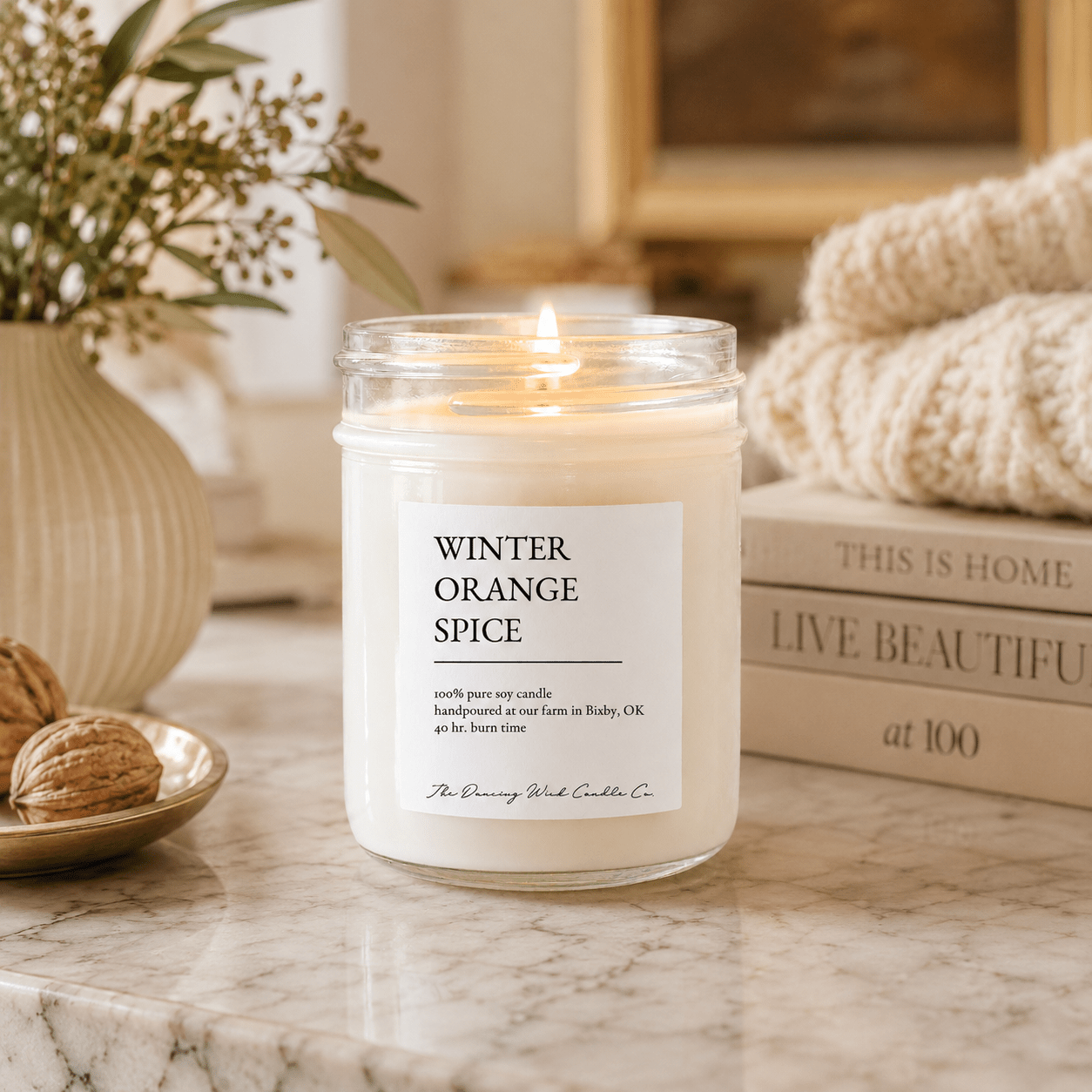 Winter Orange Spice - TDW Signature Candle - The Dancing Wick