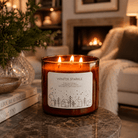 Winter Sparkle - 3 Wick Christmas Tumbler Candle - The Dancing Wick