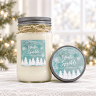 Winter Sparkle Soy Candle - The Dancing Wick