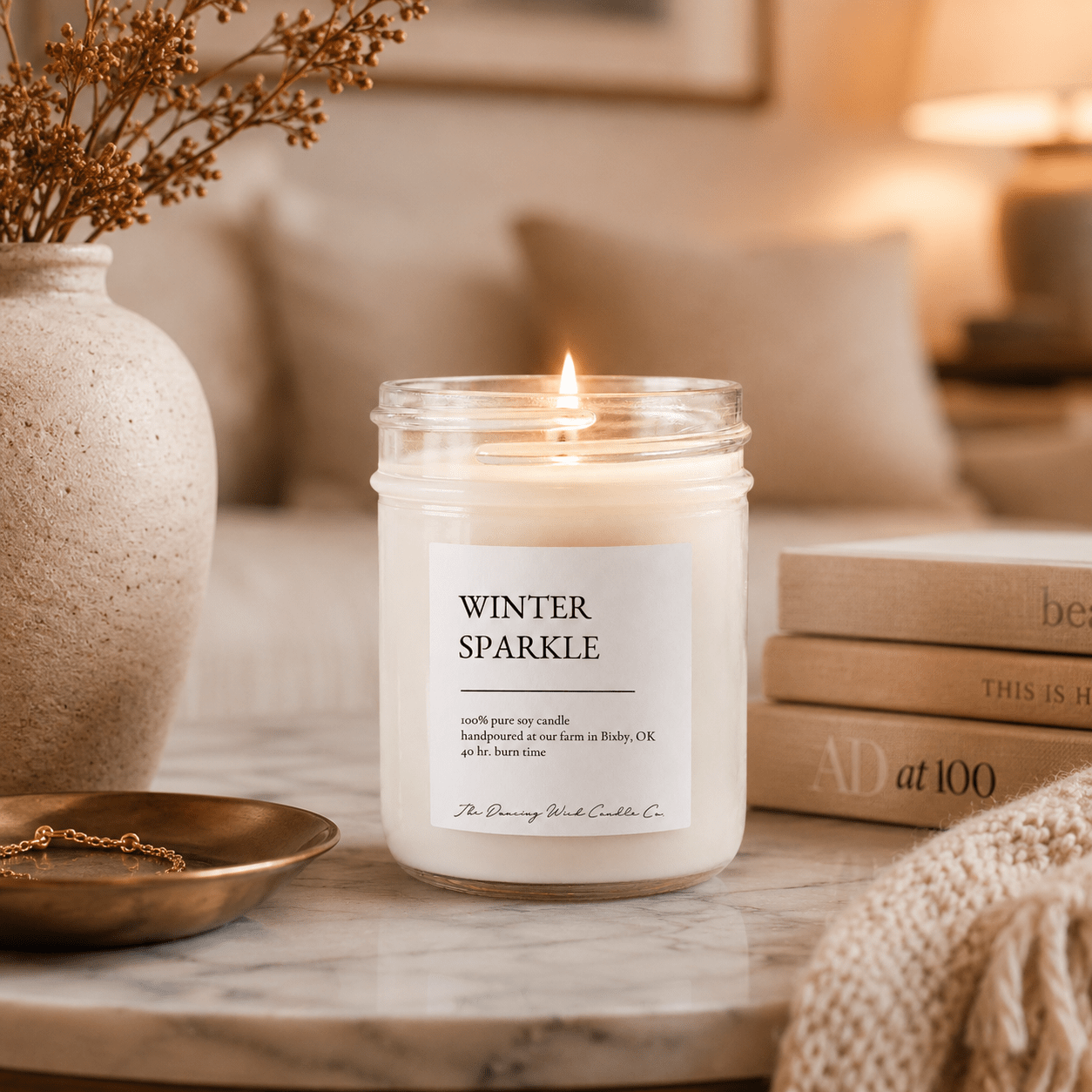 Winter Sparkle - TDW Signature Candle - The Dancing Wick