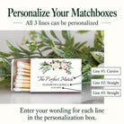 Winter Wedding Matches – Set of 10 - The Dancing Wick