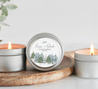 Winter Wedding Tins - Set Of 10 - The Dancing Wick