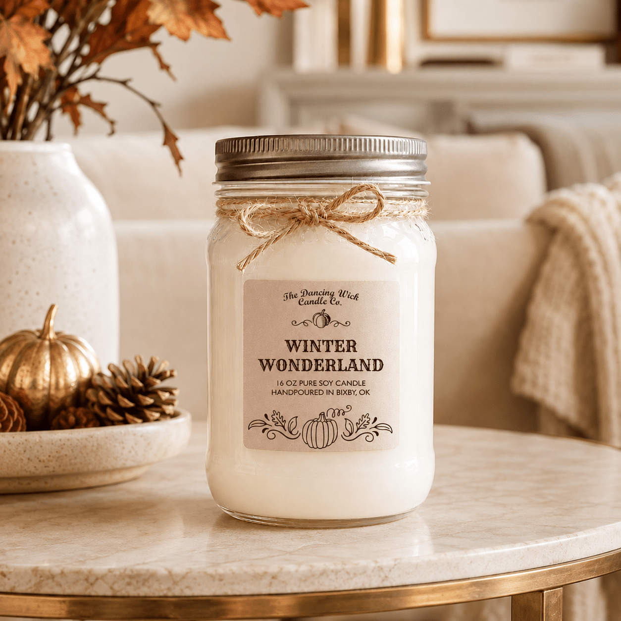 Winter Wonderland - Fall Candle - The Dancing Wick