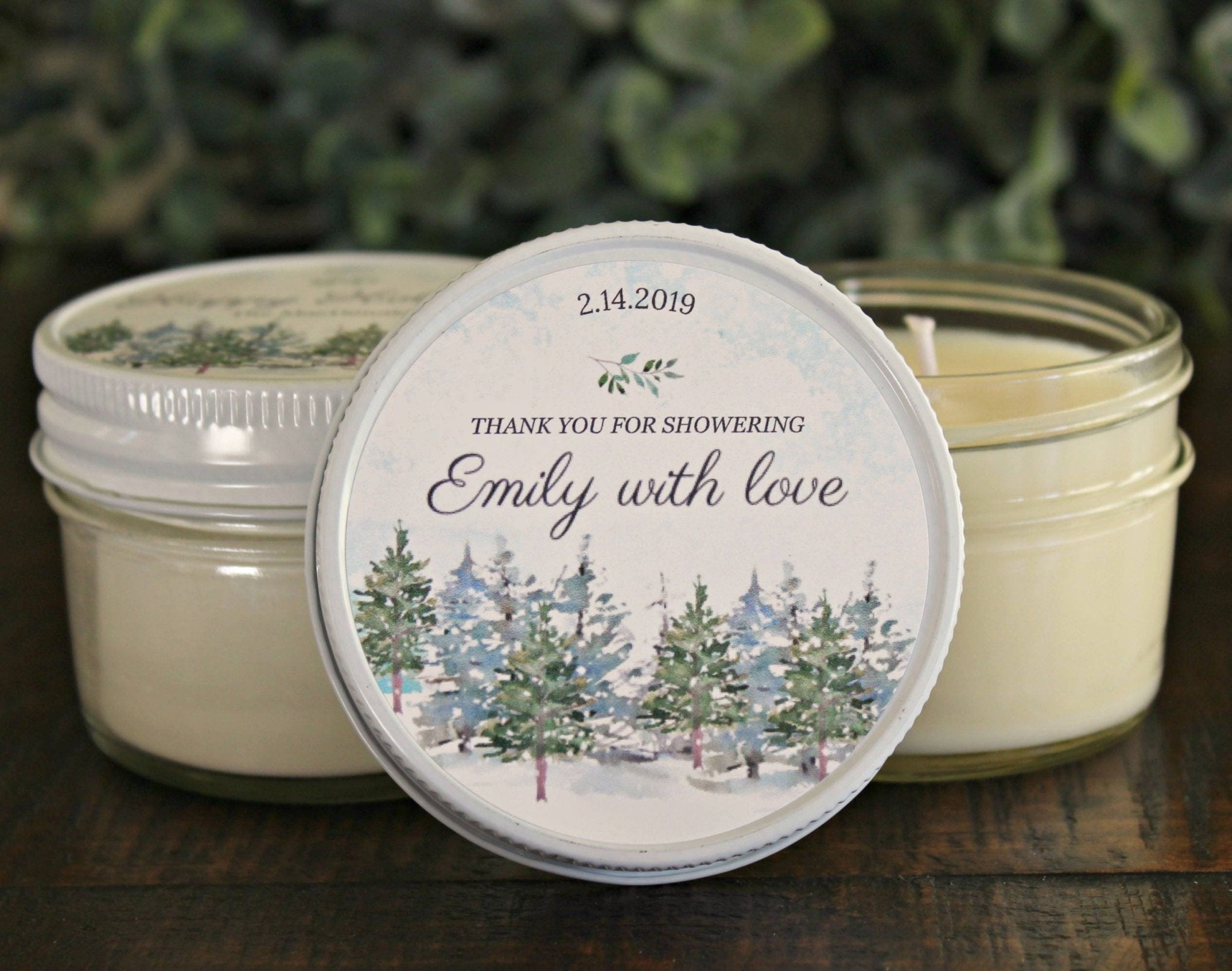 Winter Wonderland Wedding Favor - The Dancing Wick