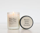 Women's Fiction Writers Association / Personalized Book Candle - The Dancing Wick