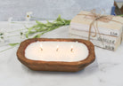 3 Wick Bread Bowl Soy Candle - The Dancing Wick
