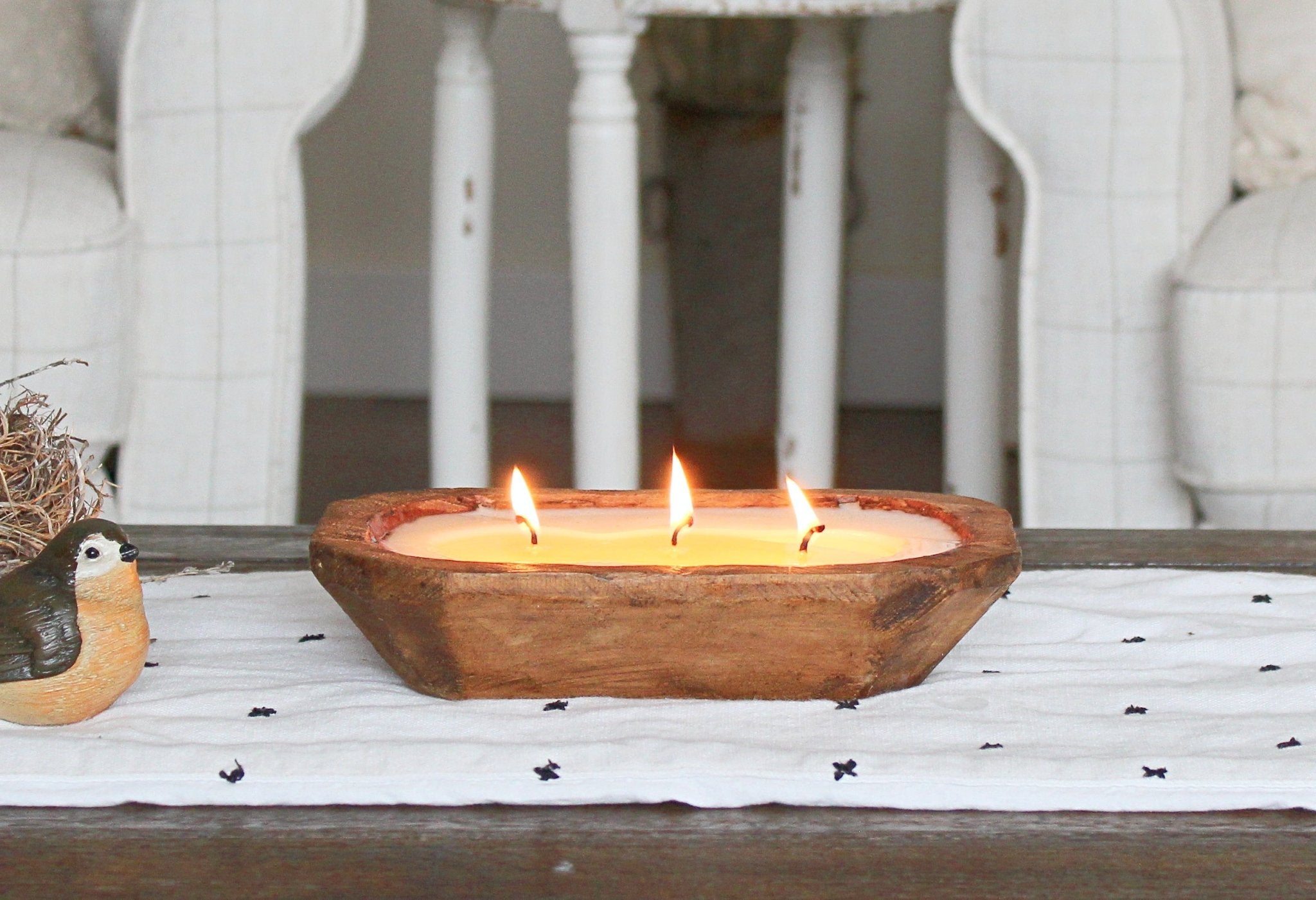 3 Wick Bread Bowl Soy Candle - The Dancing Wick