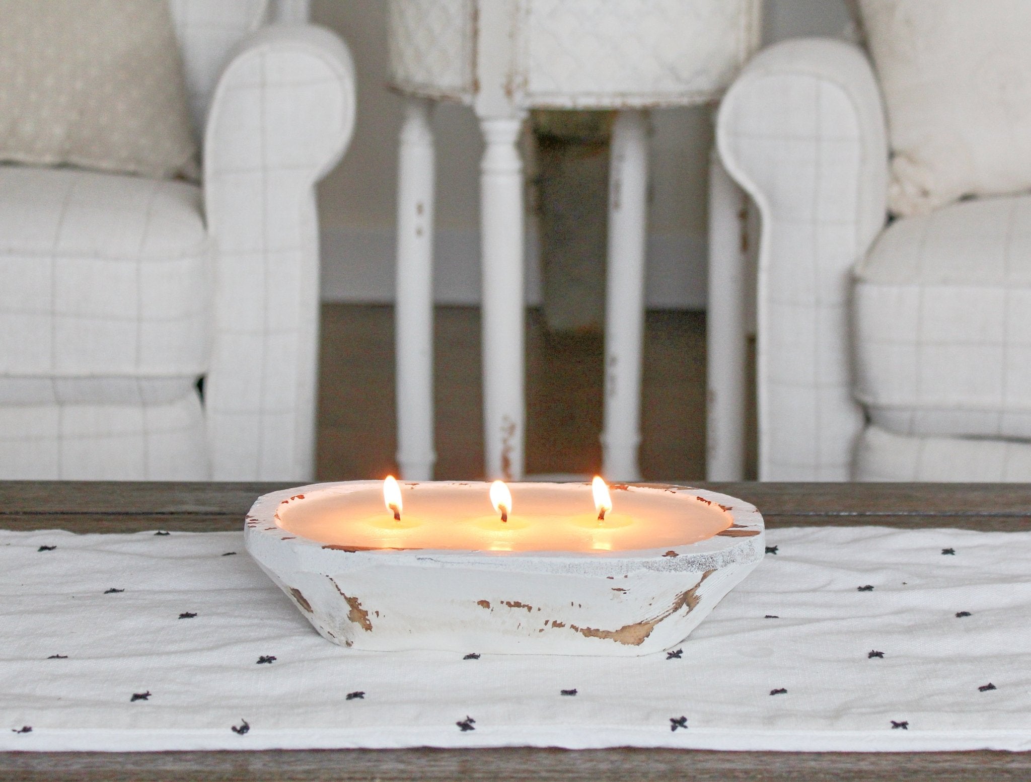 3 Wick Bread Bowl Soy Candle - The Dancing Wick