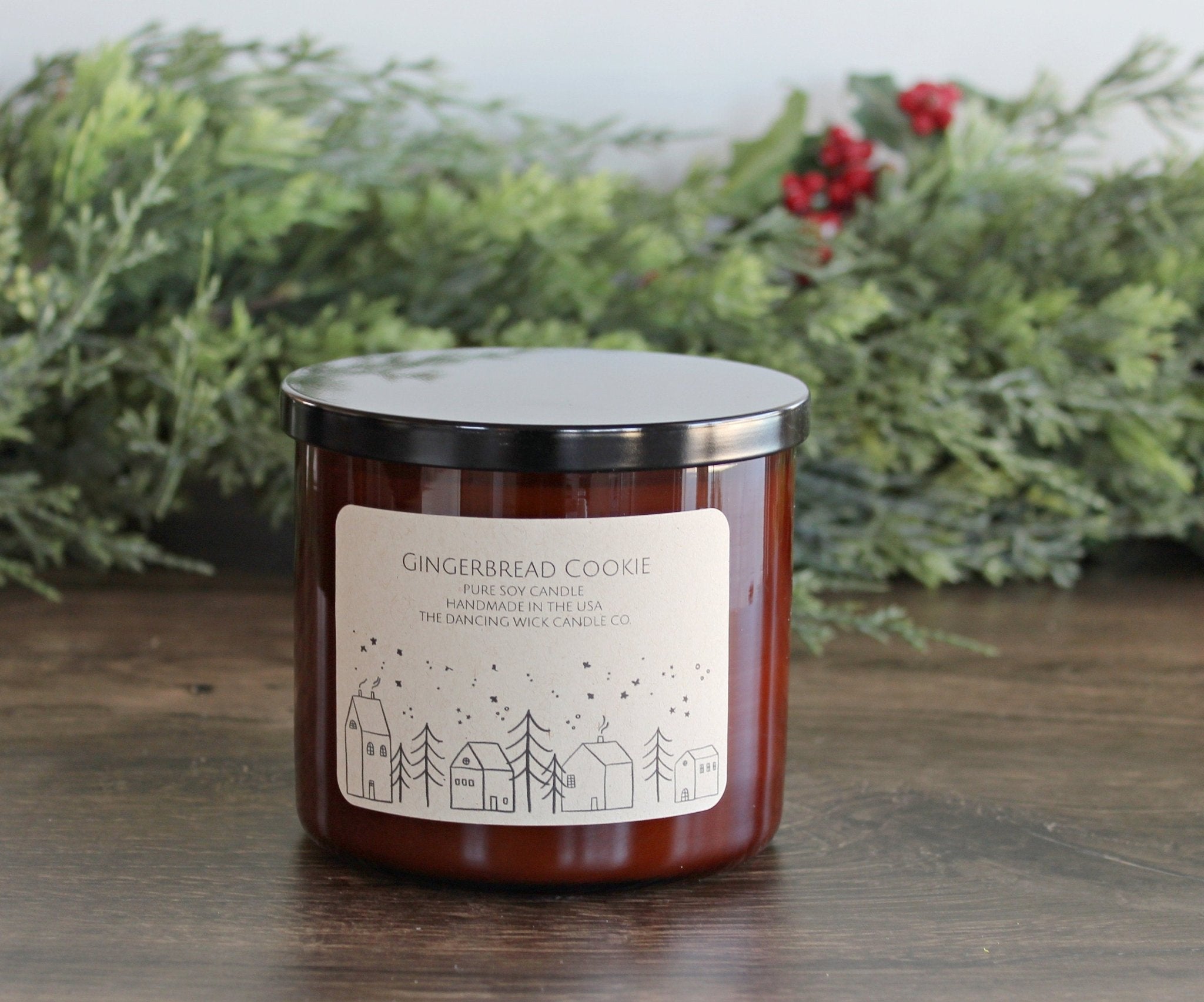 3 Wick Christmas Tumbler Candle - The Dancing Wick
