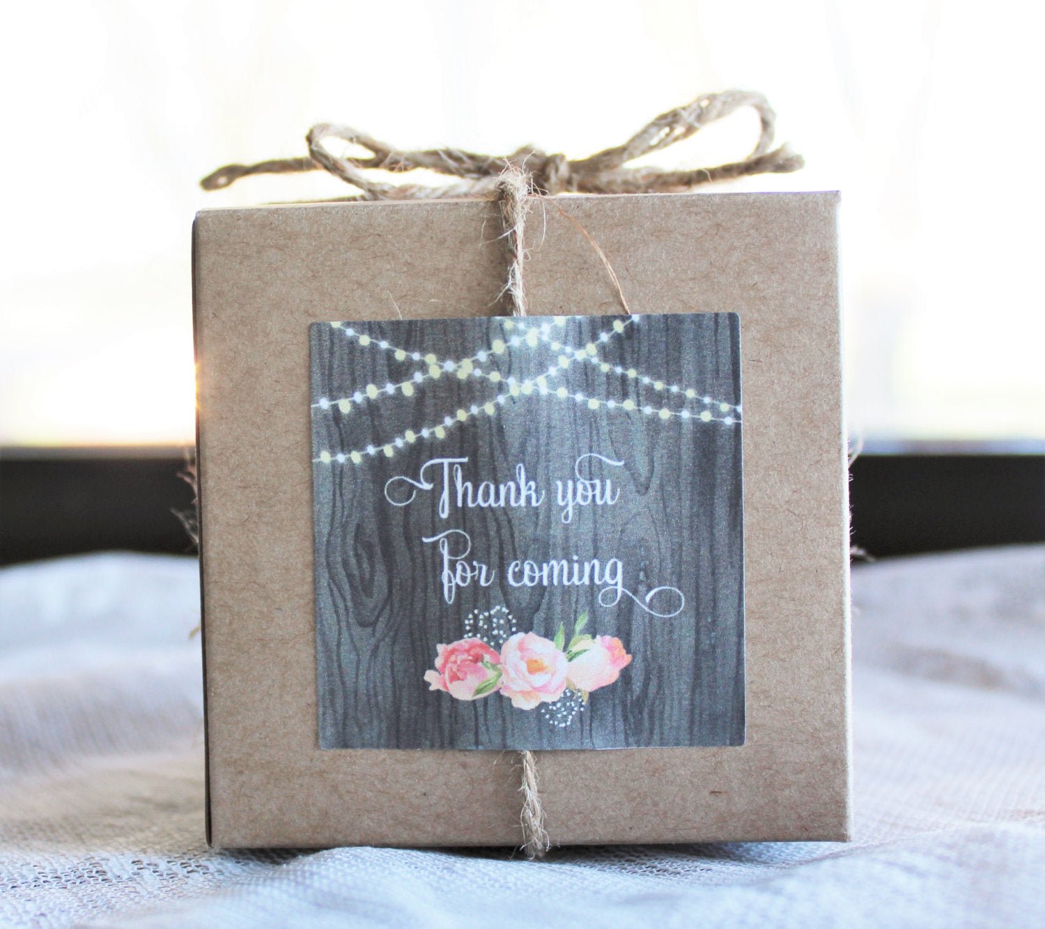 3x3 Favor Boxes - The Dancing Wick