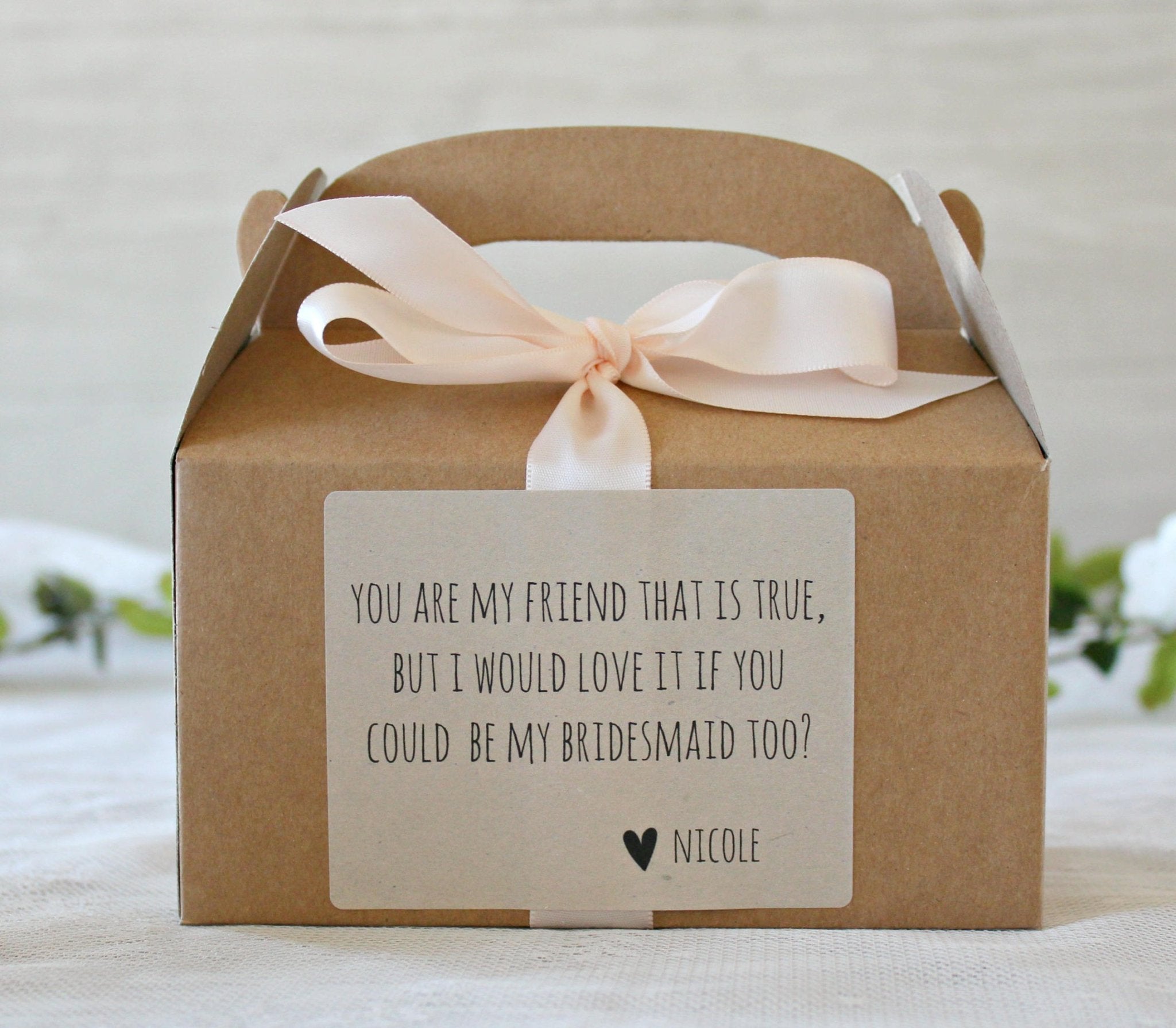 Bridesmaid Proposal Gift - The Dancing Wick