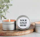 Corporate Logo Tins - Set of 10 - The Dancing Wick