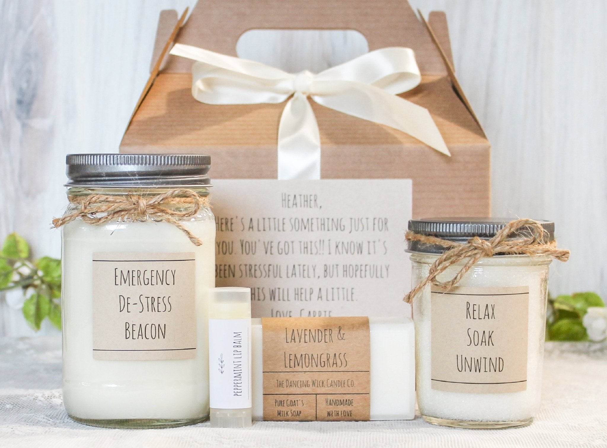 Emergency Stress Relief Care Package Gift Set - The Dancing Wick