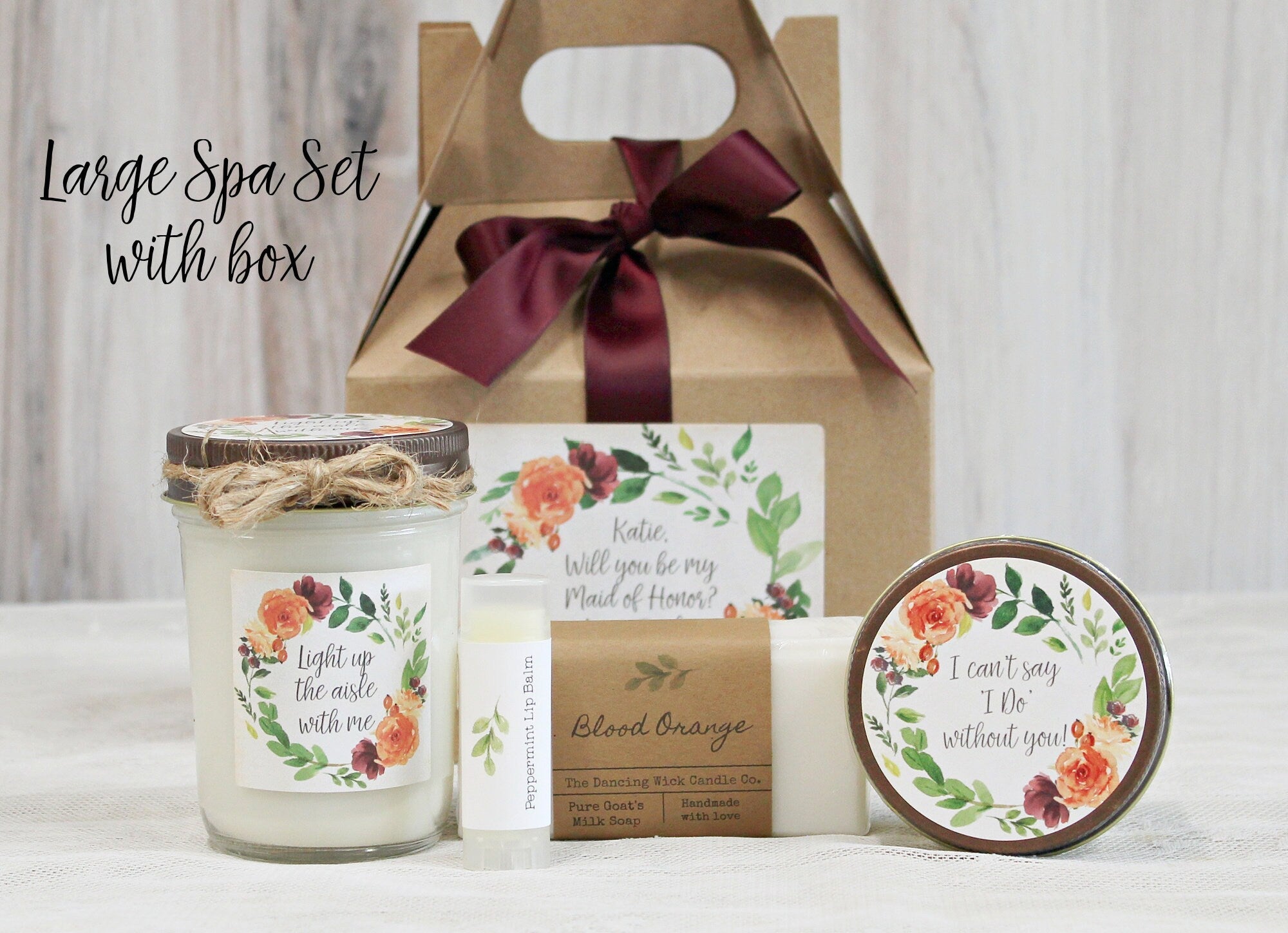 Fall Will You Be My Bridesmaid Box - The Dancing Wick