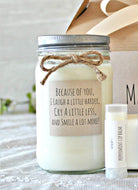 Friendship "Because of You" Gift Box - The Dancing Wick
