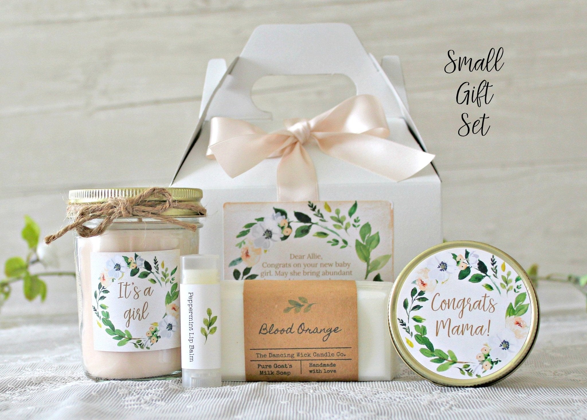 Gift for New Mom - Pregnancy Spa Gift Set - The Dancing Wick