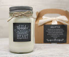 Give Thanks with a Grateful Heart Candle - The Dancing Wick
