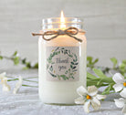 Greenery Thank you gift box - The Dancing Wick