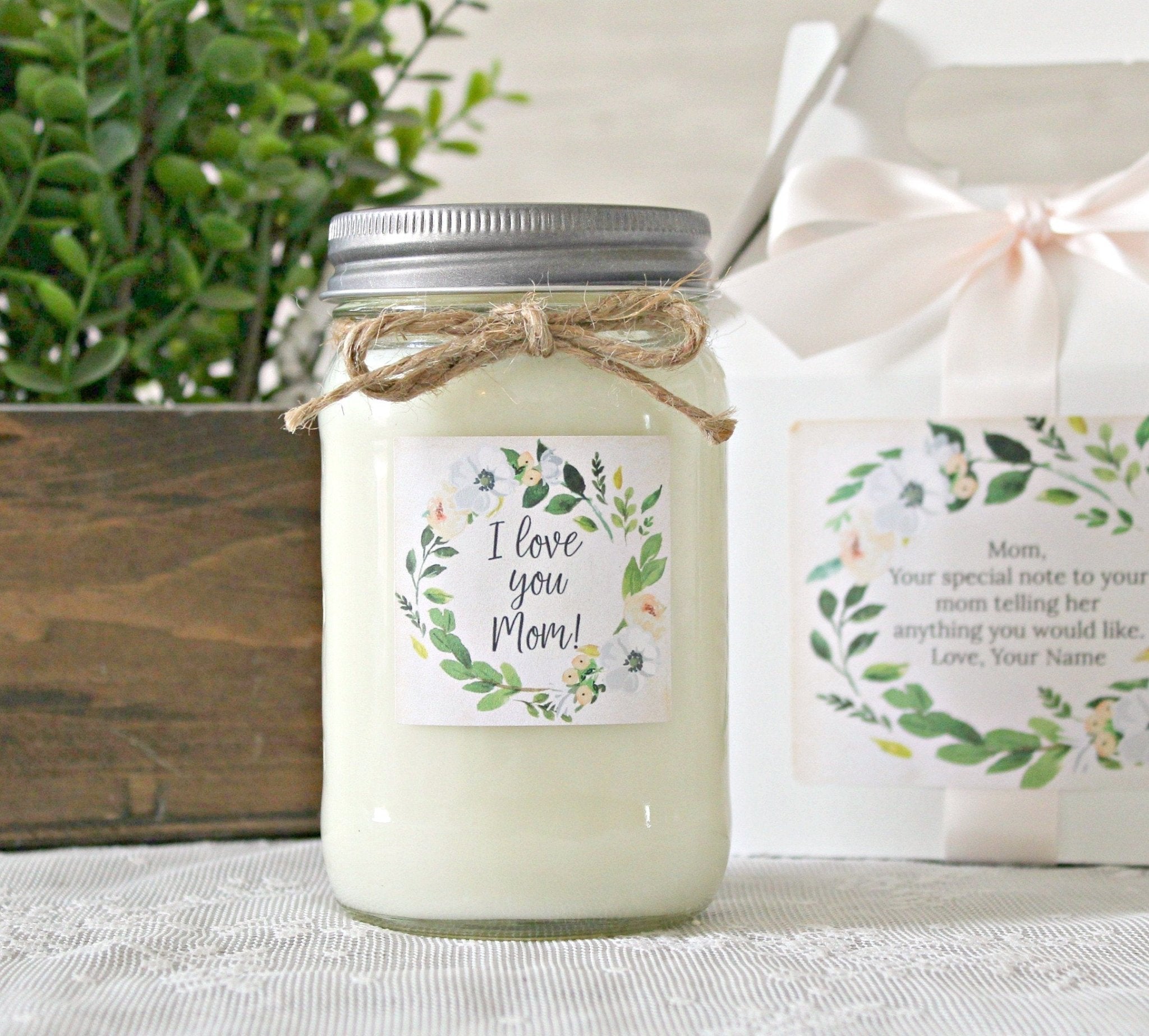 I love you Mom Spa Gift Box - The Dancing Wick