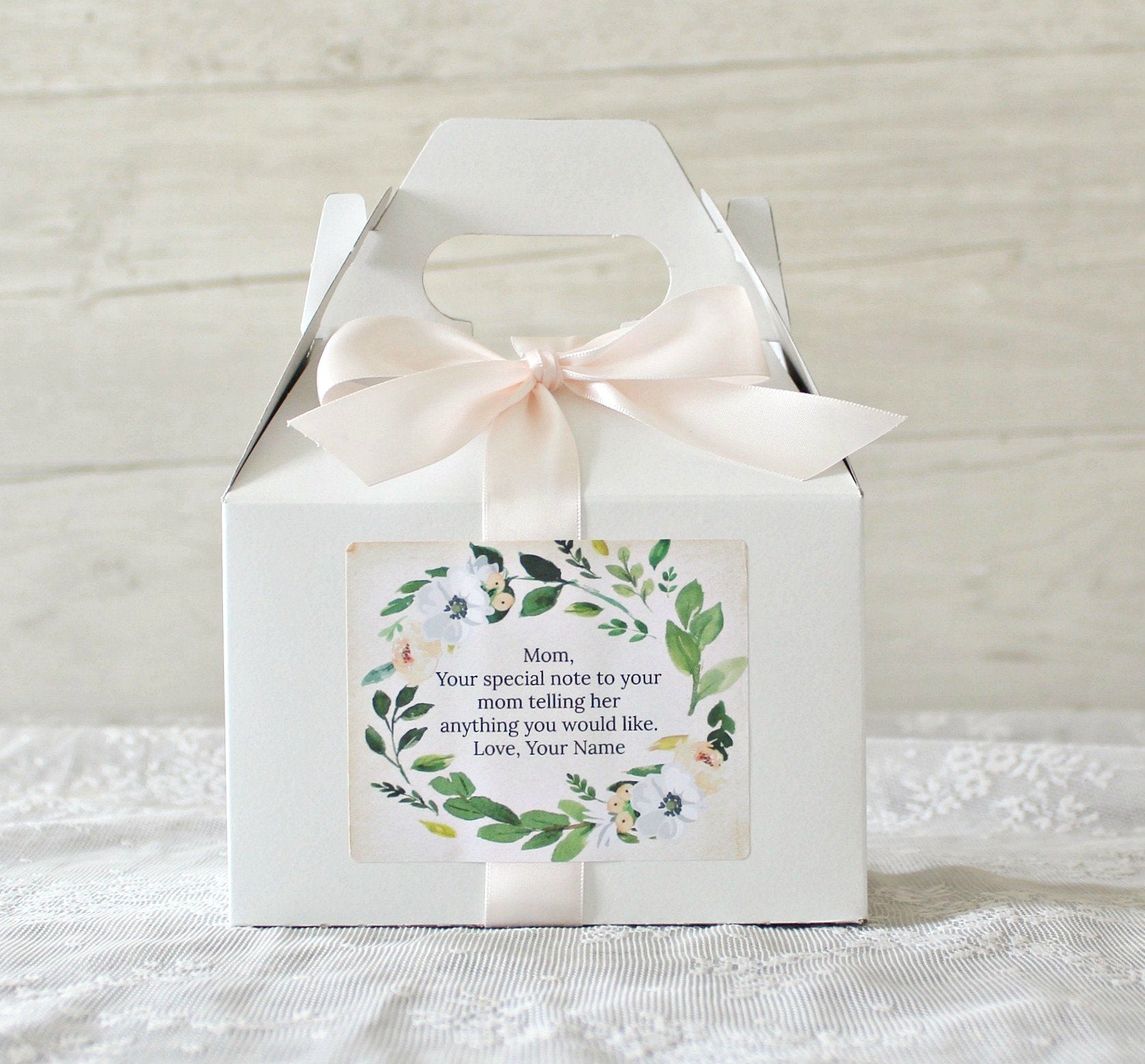 I love you Mom Spa Gift Box - The Dancing Wick