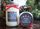 Joy to the World Christmas Candle - The Dancing Wick