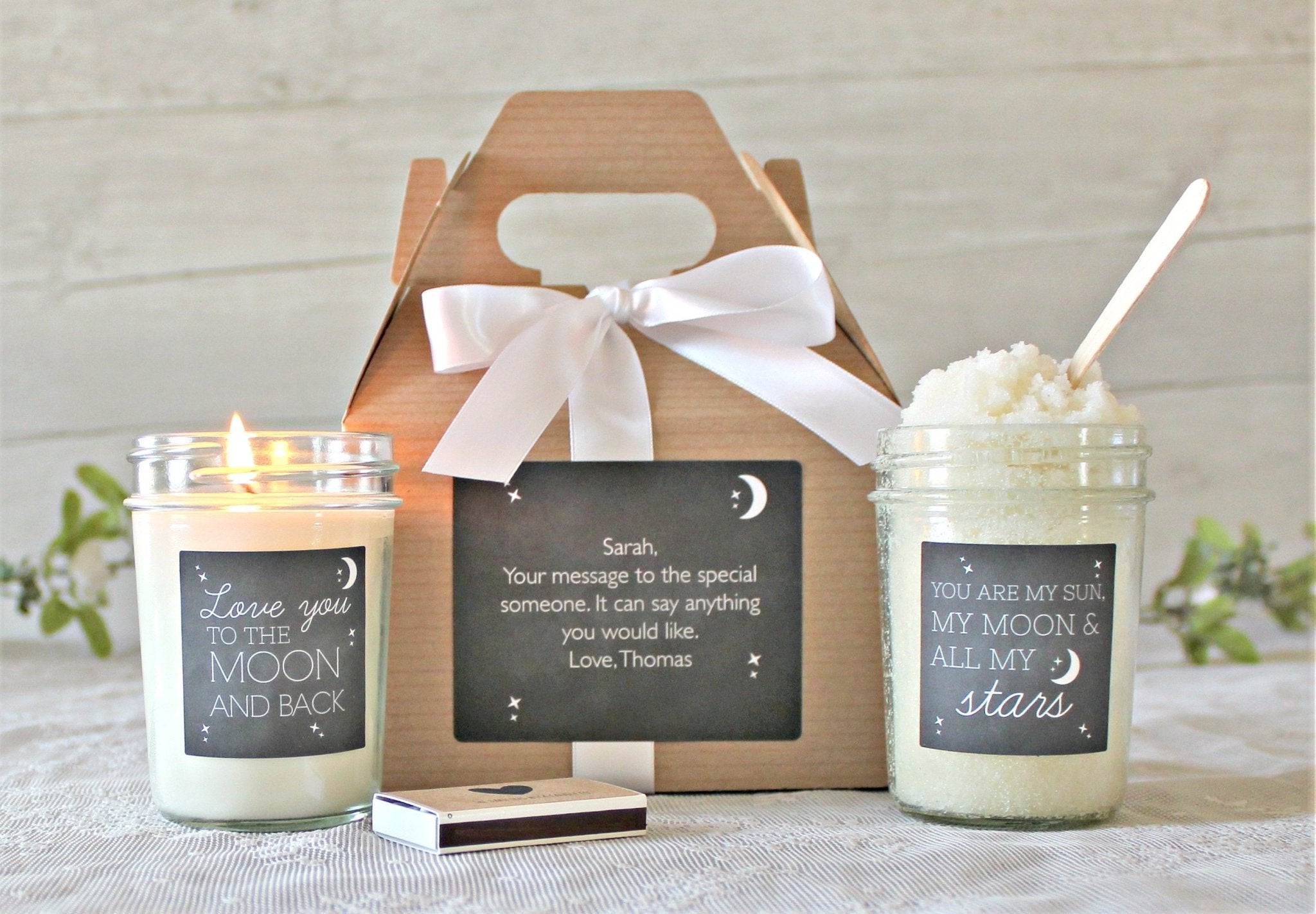 Love You to the Moon and Back Gift Box - The Dancing Wick