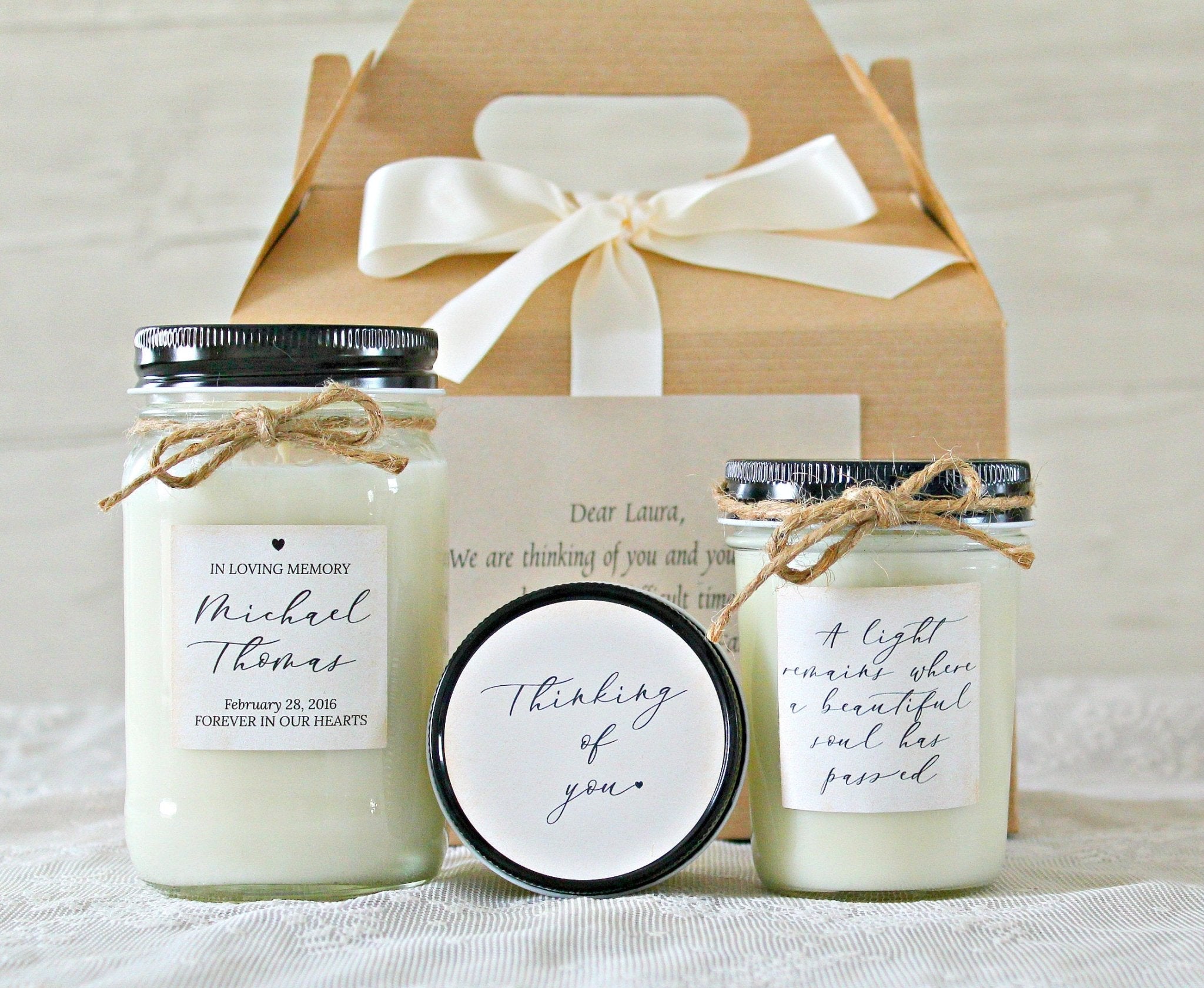 Memorial / Sympathy Gift Box - The Dancing Wick