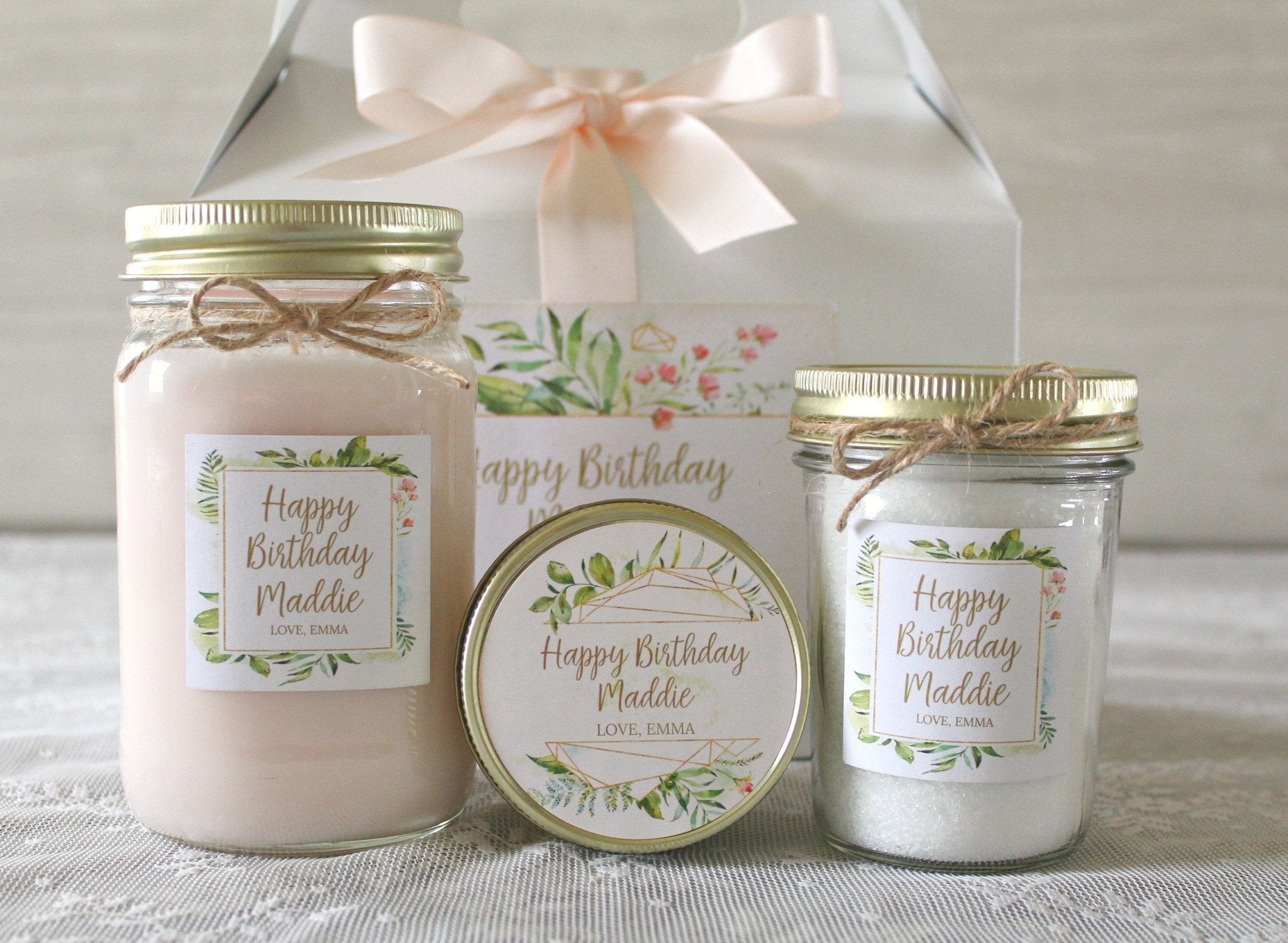 Personalized Birthday Gift Box For Her - The Dancing Wick