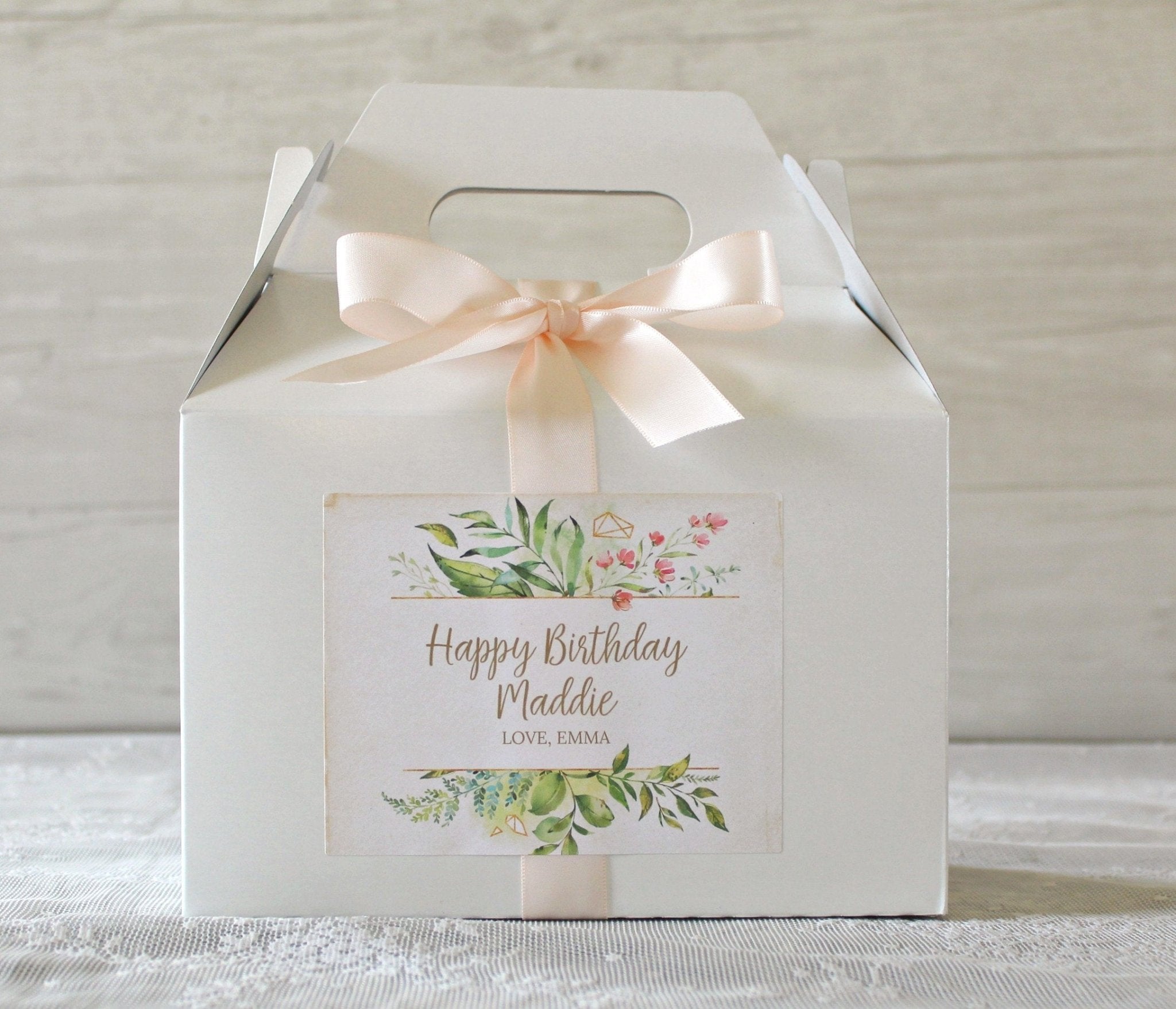Personalized Birthday Gift Box For Her - The Dancing Wick