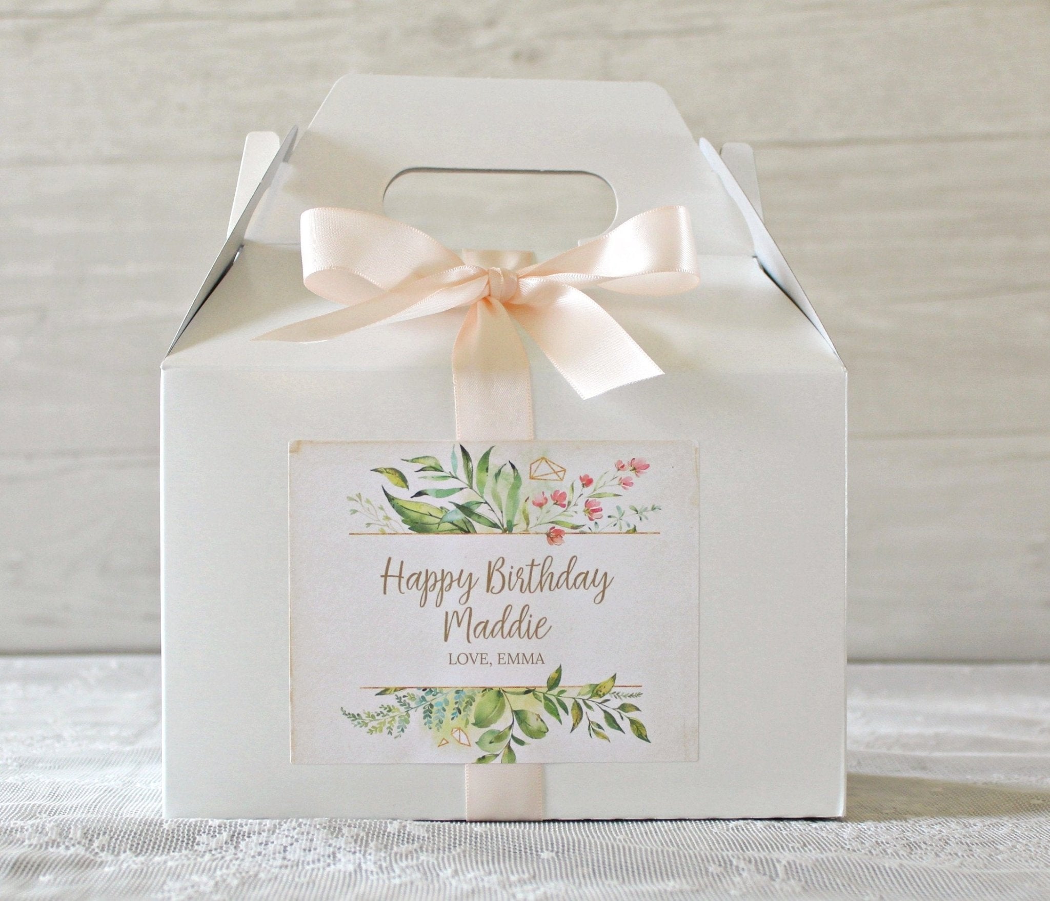 Personalized Birthday Gift Box For Her - The Dancing Wick