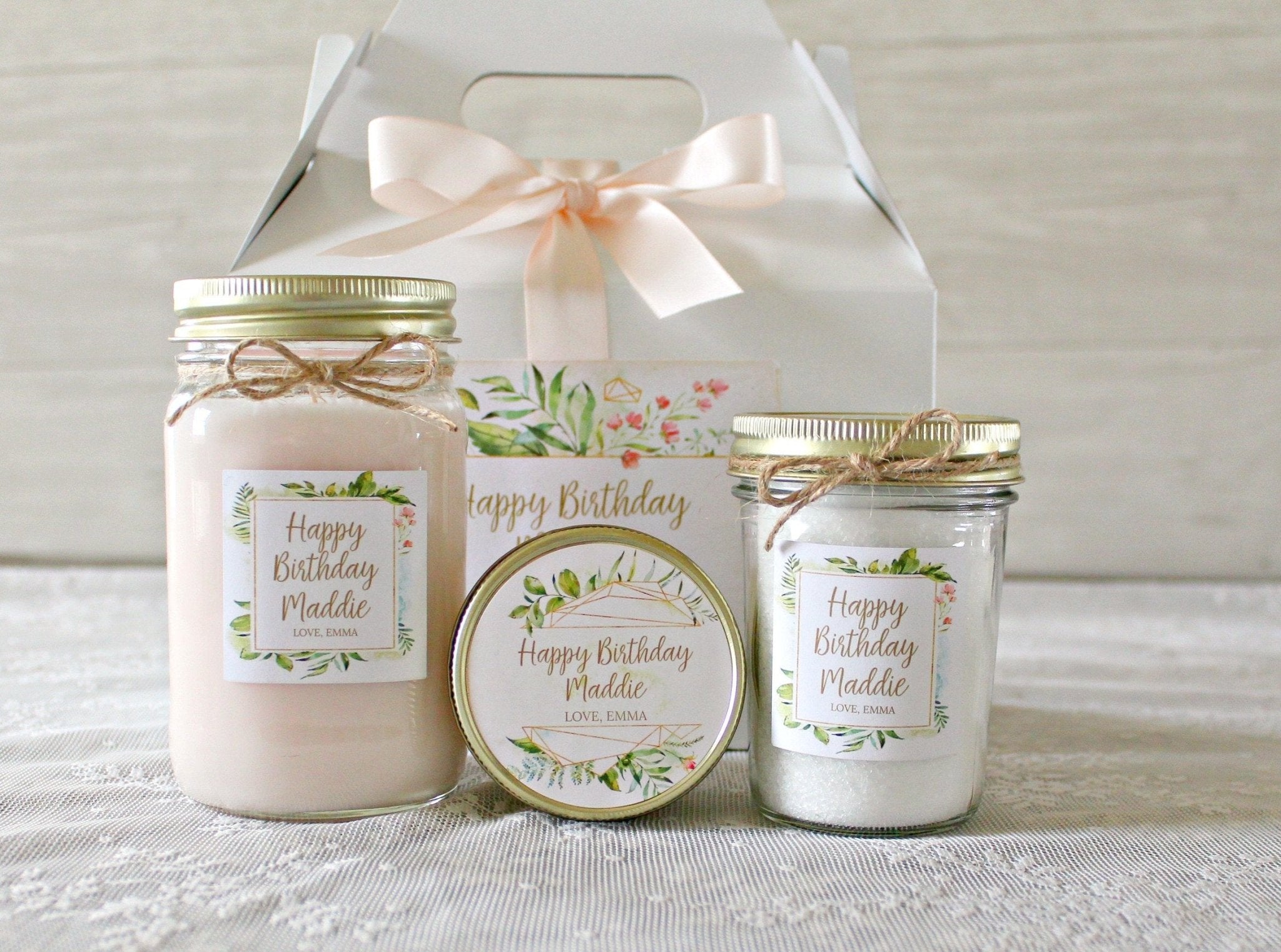 Personalized Birthday Gift Box For Her - The Dancing Wick