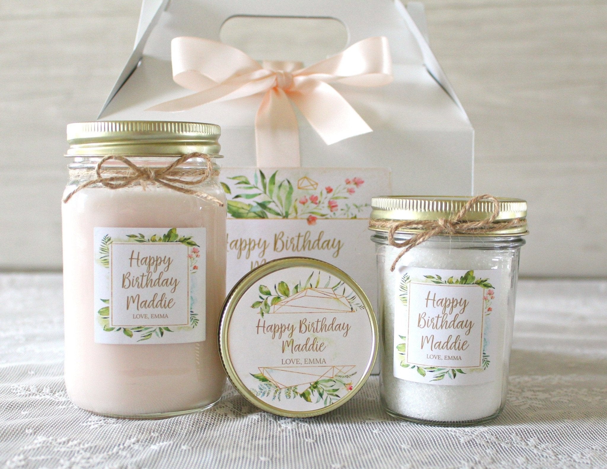 Personalized Birthday Gift Box For Her - The Dancing Wick