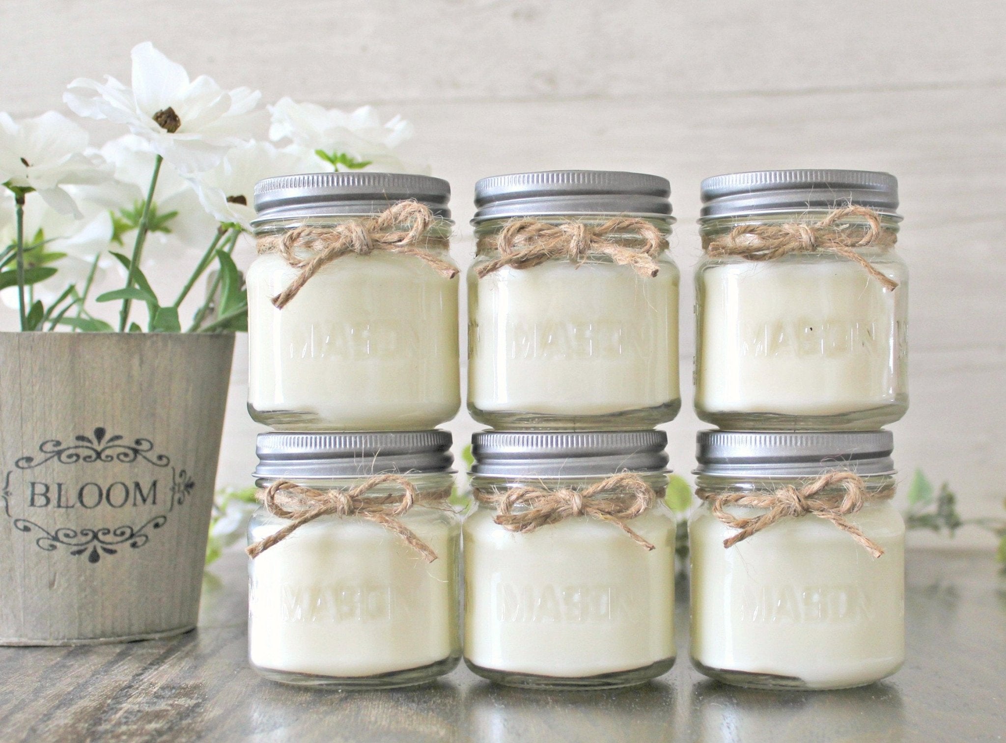 Set of 6 - Mason Jar Candle Bundle - The Dancing Wick